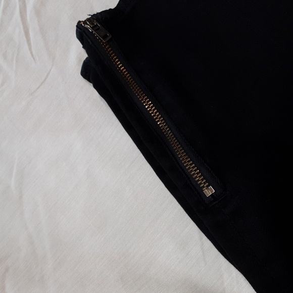 Madewell Size 28 Dark Indigo Blue Skinny Skinny Ankle-Zip Jeans, Gently Used - Picture 9 of 16